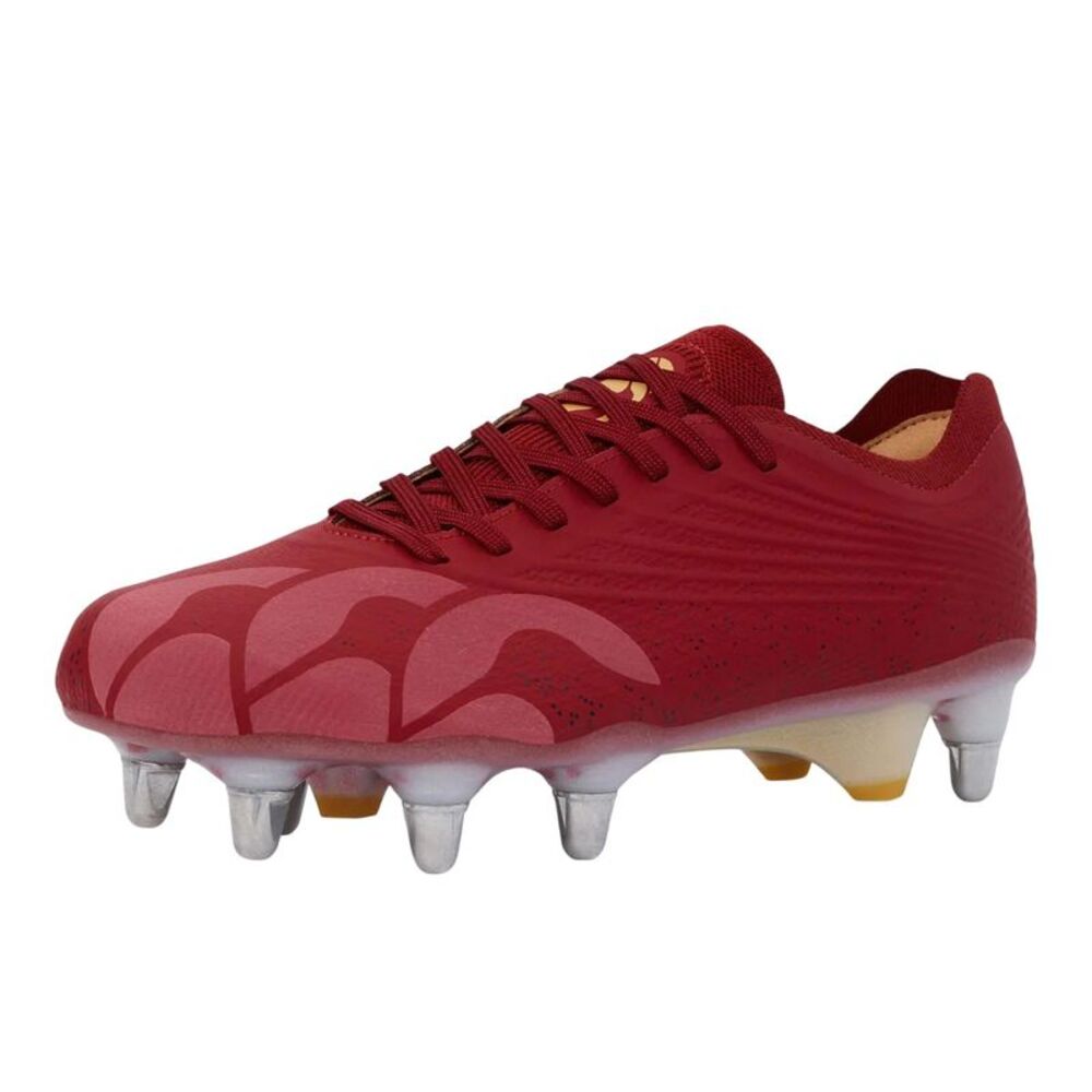 Canterbury Unisex Adult Groundbreak Elite Stamped Soft Ground Rugby Boots / Red